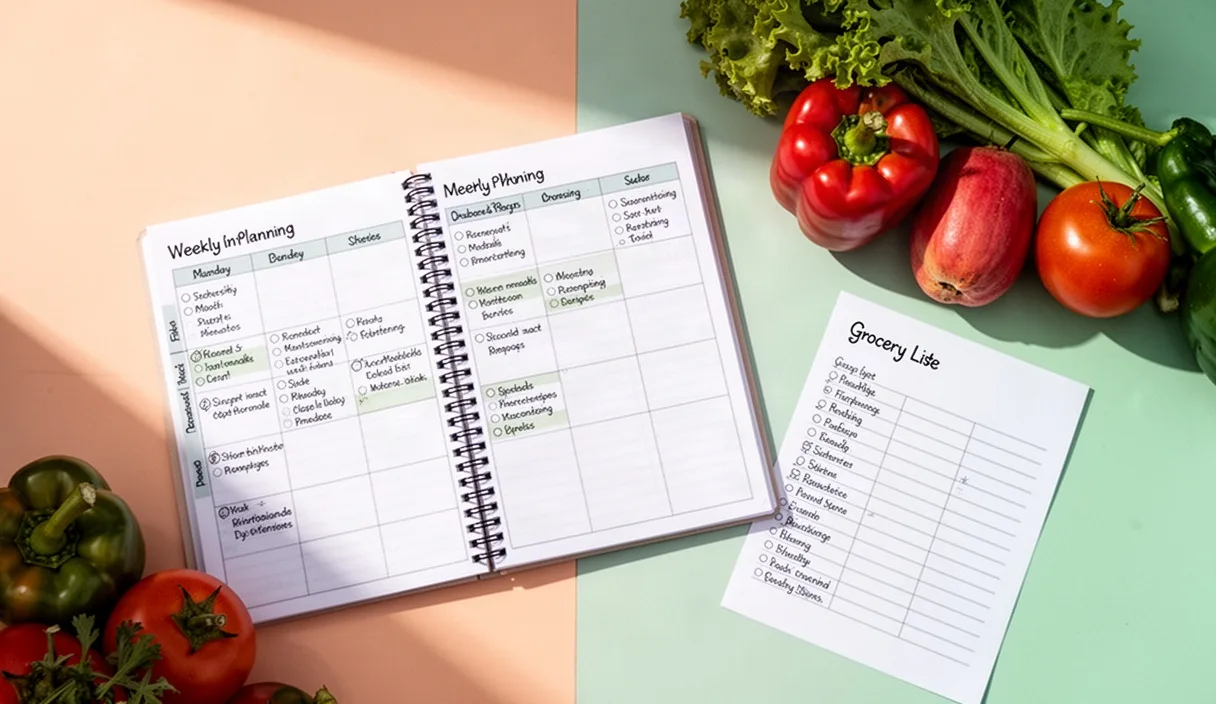 Cómo organizar un menú semanal para cinco cenas sin repetir ingredientes